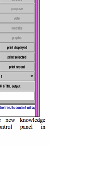 Text Box:  Figure 6-7. The new knowledge management control panel in WebGuide 2000. 