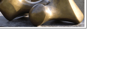 Text Box:  
Figure 6-4. Henry Moore, Three Piece Sculpture: Vertebrae, 1968-69, bronze, Hirschhorn Sculpture Garden, Washington, DC. Photo by G. Stahl, 2004.
